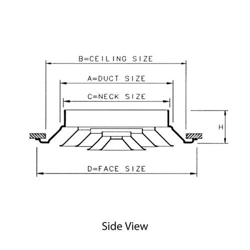 CA Round Ceiling Diffuser - Image 3