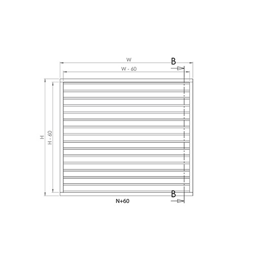 ERM-TH/AH Heavy-Duty Weather Louver - Image 3