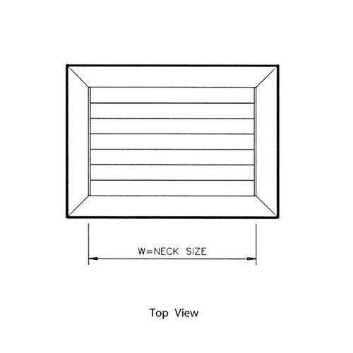 RC Curve Blade Return Air Grille - Image 2