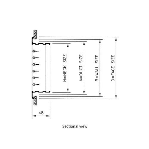 RV Single Deflection Grille - Image 5