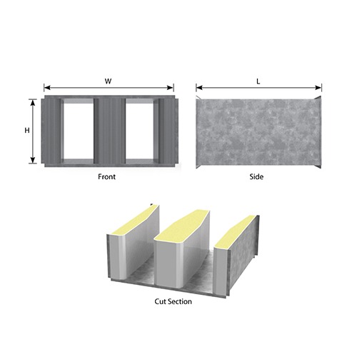 SLR-HP Rectangular Silencers - Image 3