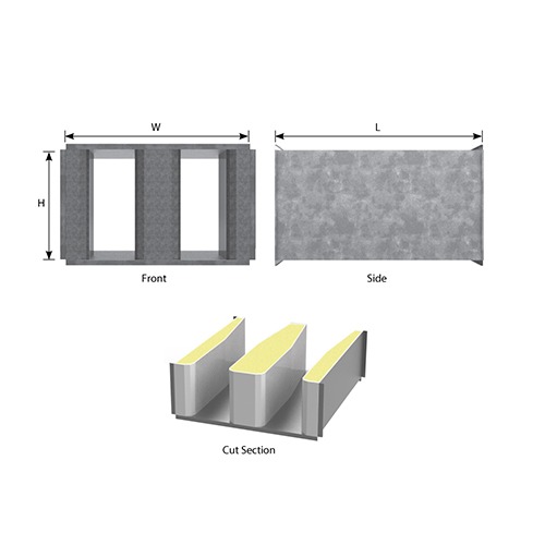 SLR-MP Rectangular Silencers - Image 2