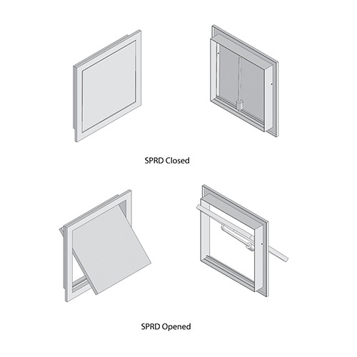 SPRD Single Blade Pressure Relief Damper - Image 2