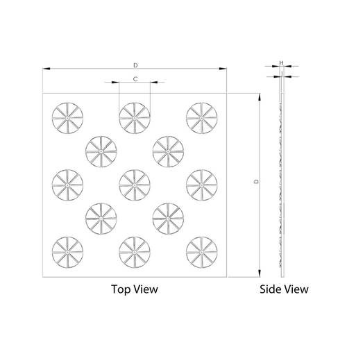 SW-MO (13) Multiple Outlet Type Swirl Ceiling Diffuser - Image 3